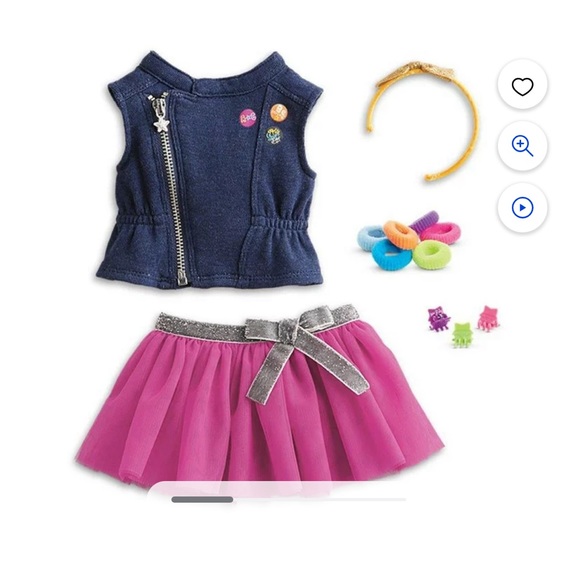 American Girl Truly Me RETIRED Love to Layer Accessories. No Box, Flawless. - Picture 4 of 4